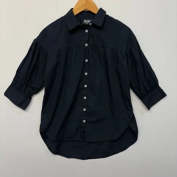 Maeve by Anthropologie Blouse Top Button Shirt Size SP Small Petite D049 -27 - Picture 12 of 16
